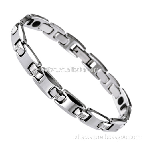 Unique design zircon bracelet germanium tungsten bracelet for women
